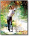 yxr0039 impresionismo deporte golf